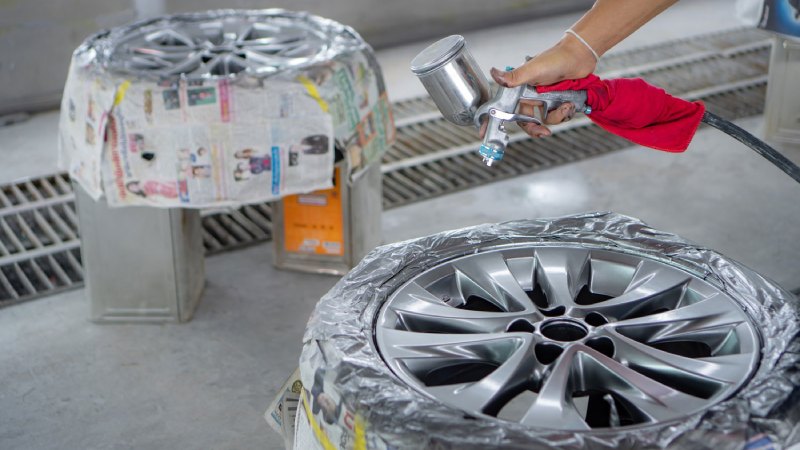 چگونه با اسپری رنگ ماشین را رنگ آمیزی کنیم؟